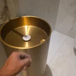 ספי מצחצח גוף תאורה תלוי מפליז בעבודת יד