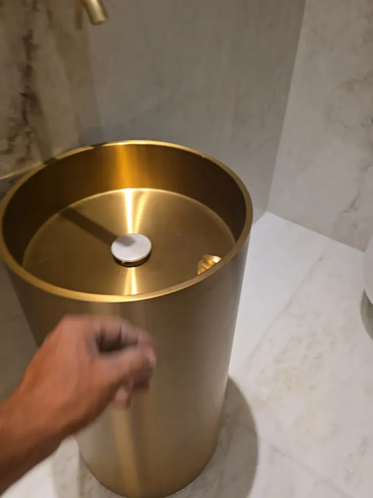 ספי מצחצח גוף תאורה תלוי מפליז בעבודת יד
